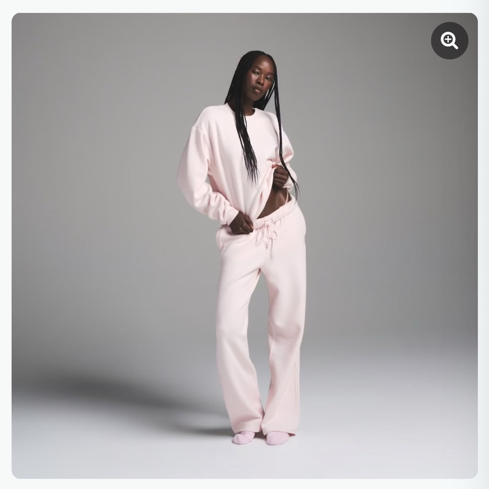 Cotton fleece classic crewneck